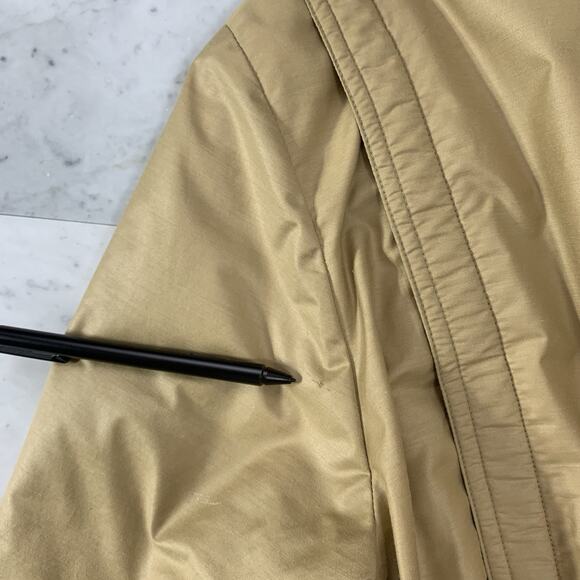 LONDON FOG Bomber Jacket Men 44R Camel Tan Quilted Lining Vintage 70s GUC - Picture 8 of 12